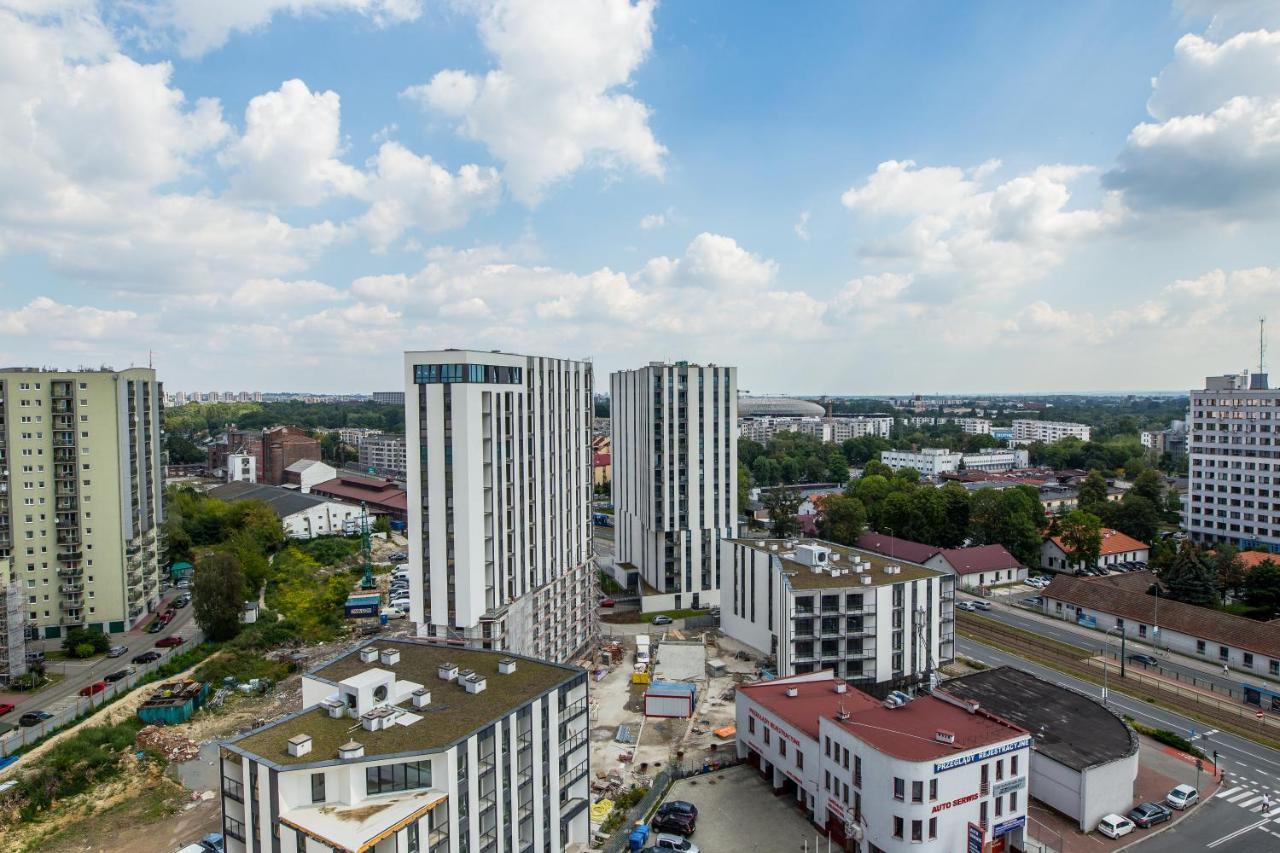 Inpoint Cracow Mogilska Tower Apartments Near Tauron Arena Cracóvia Exterior foto